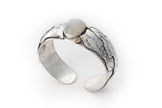 Armband (opdracht) zilver met maansteen